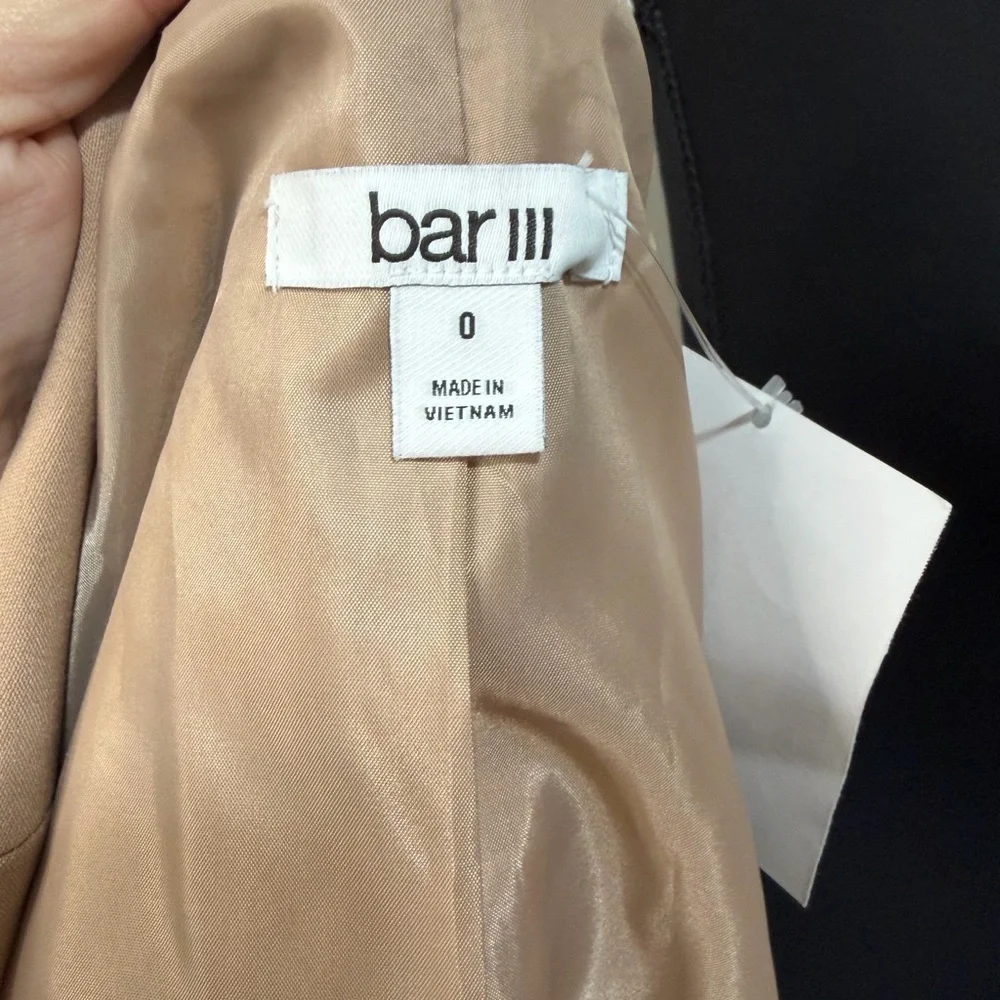 NWT Bar III Beige Blazer